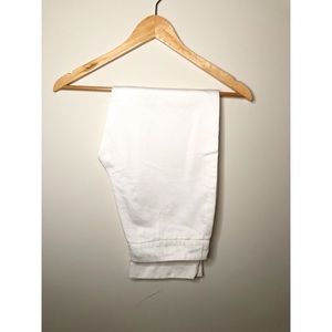 Michael Kors White Cotton Pant